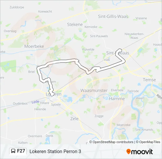 F27 Bus Line Map