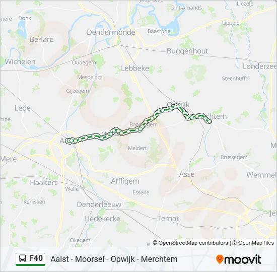F40 Bus Line Map