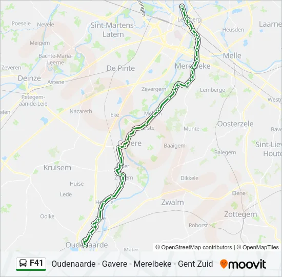 F41 Bus Line Map