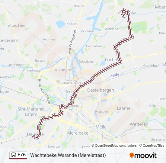 F76 Bus Line Map