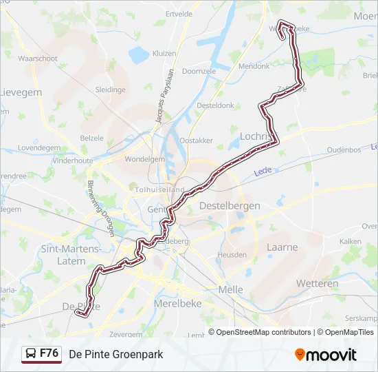 F76 Bus Line Map