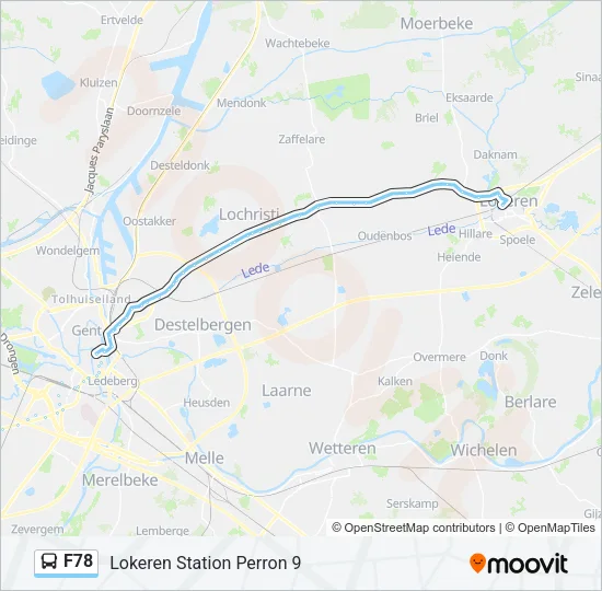 F78 Bus Line Map
