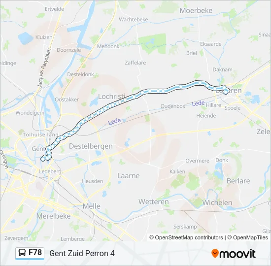 F78 Bus Line Map