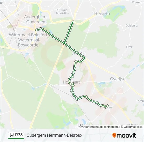 R78 Bus Line Map