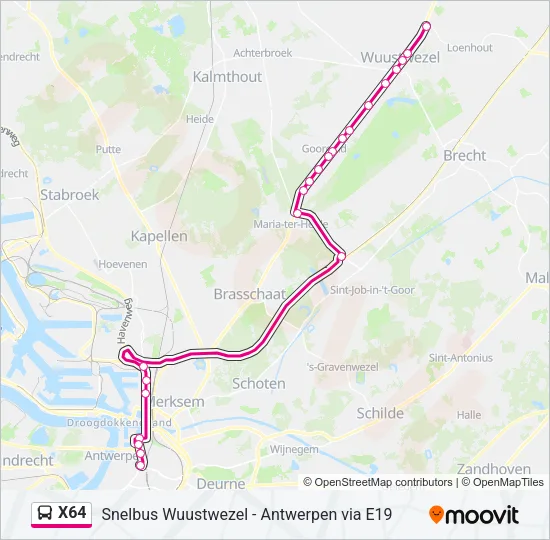 X64 Bus Line Map