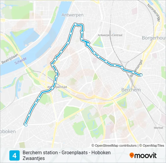 4 Light Rail Line Map