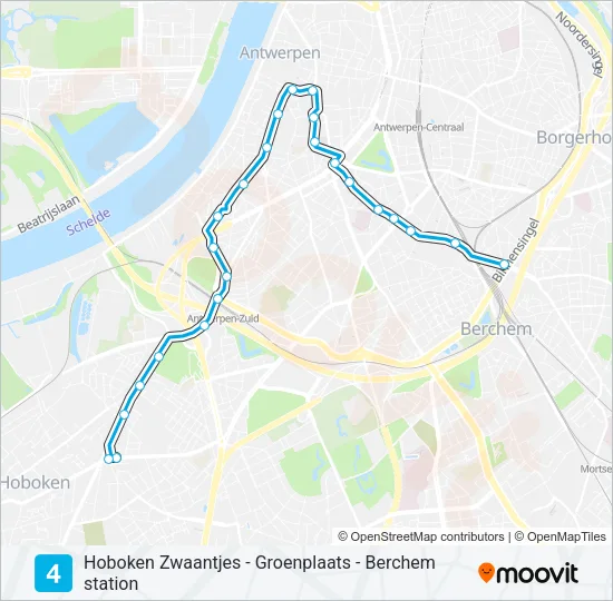 4 Light Rail Line Map