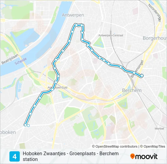 4 Light Rail Line Map