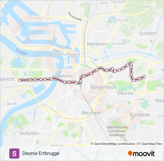 5 Light Rail Line Map