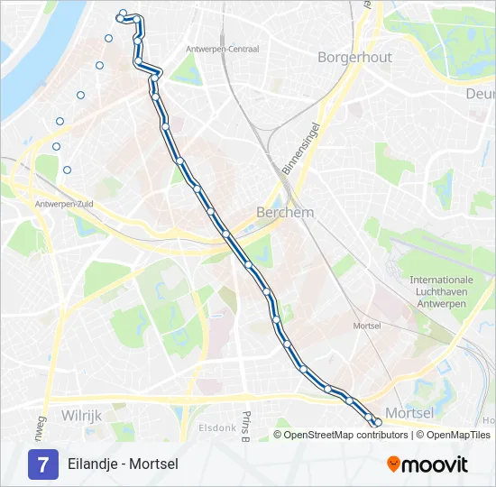 7 Light Rail Line Map