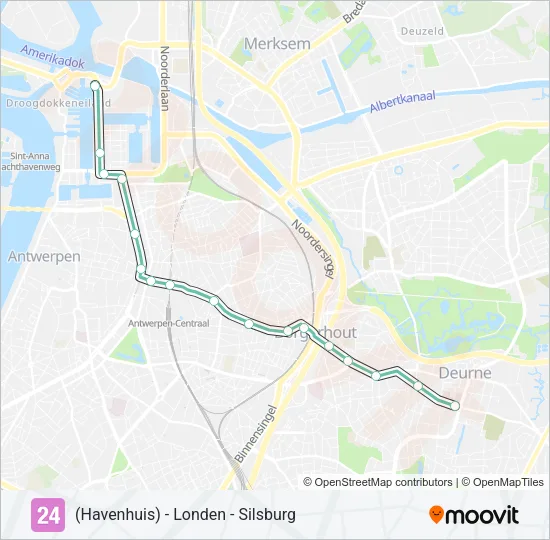 24 Light Rail Line Map