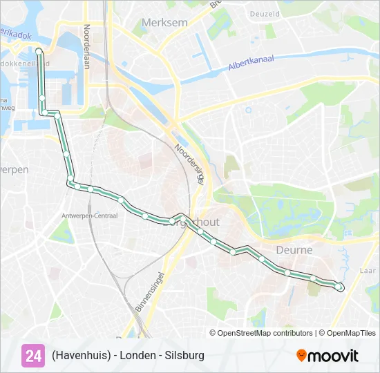 24 Light Rail Line Map