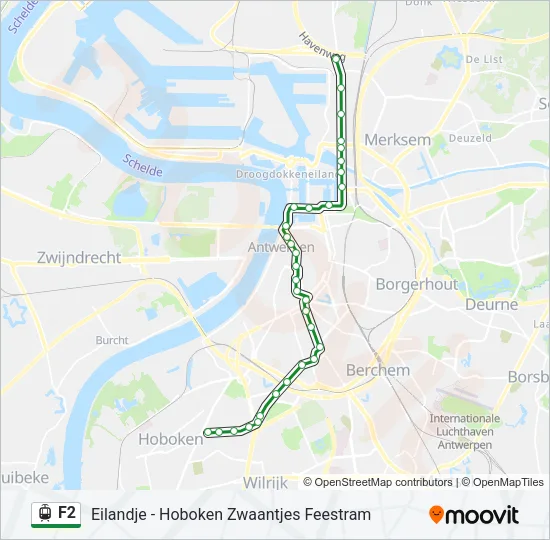 F2 Light Rail Line Map