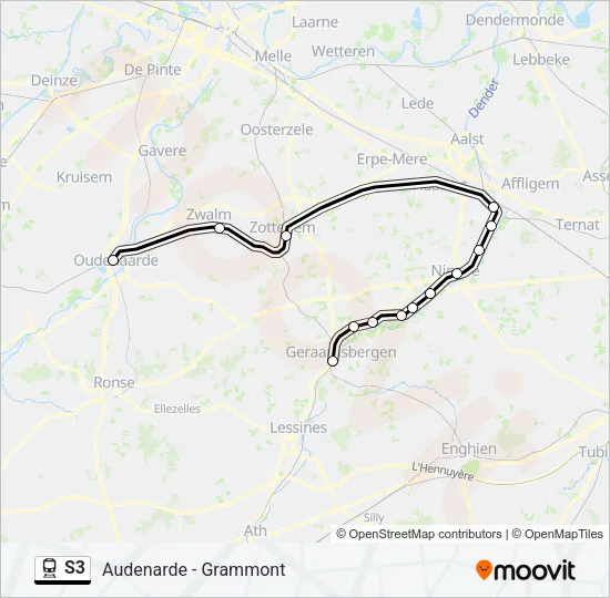 S3 Train Line Map