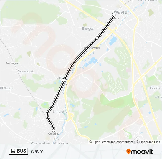 BUS Line Map