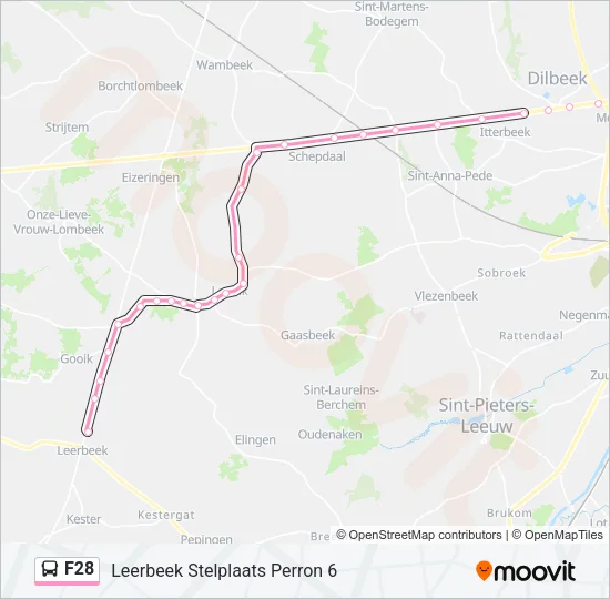 F28 Bus Line Map