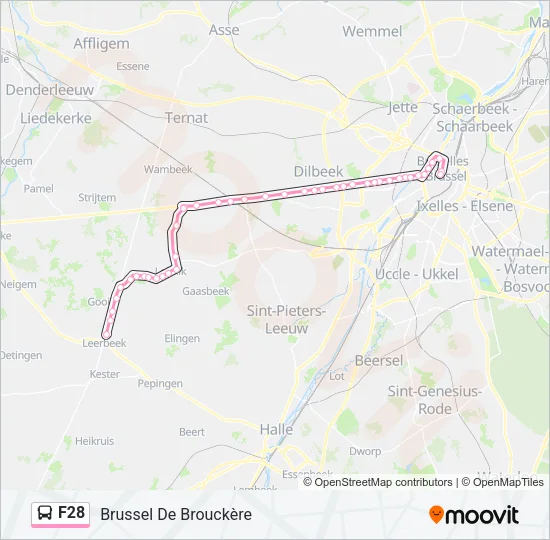 F28 Bus Line Map