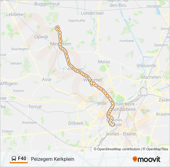 F40 Bus Line Map