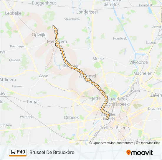 F40 Bus Line Map