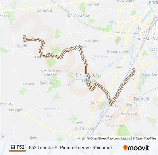 F52 Bus Line Map