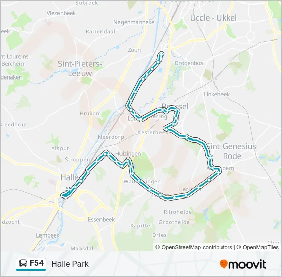 F54 Bus Line Map