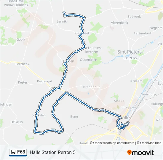 F63 Bus Line Map
