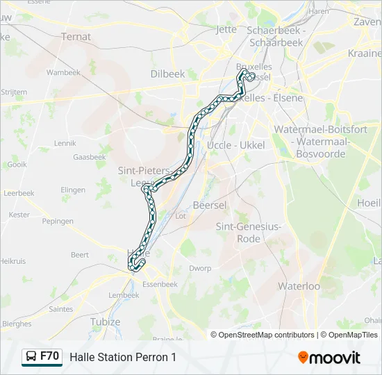 F70 Bus Line Map