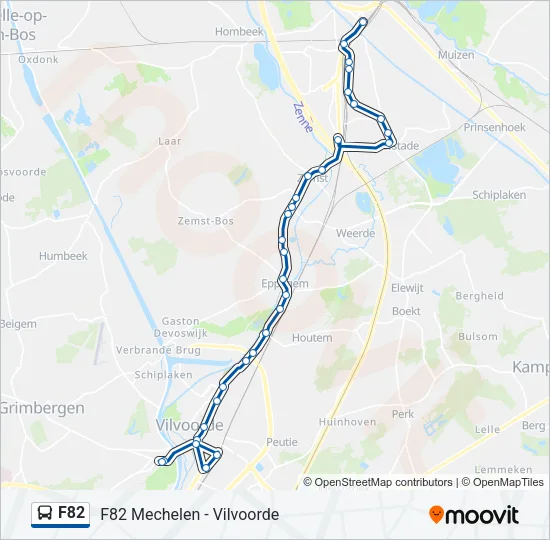 F82 Bus Line Map