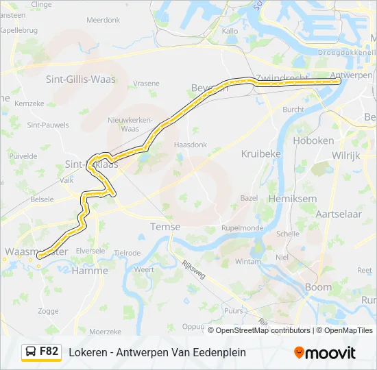 F82 Bus Line Map