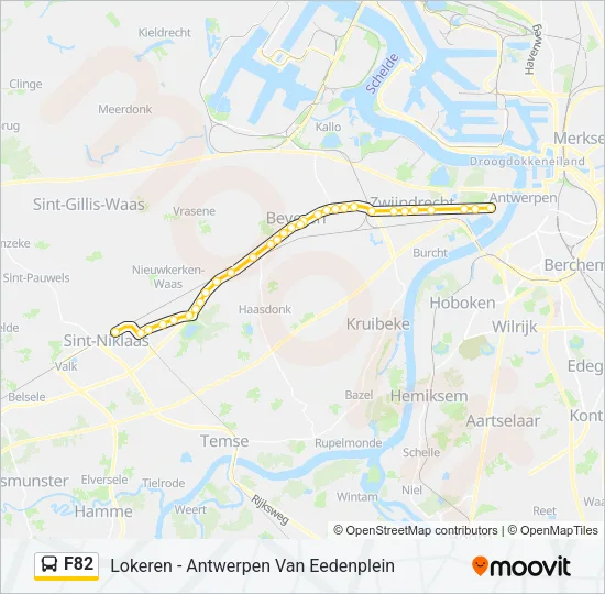 F82 Bus Line Map