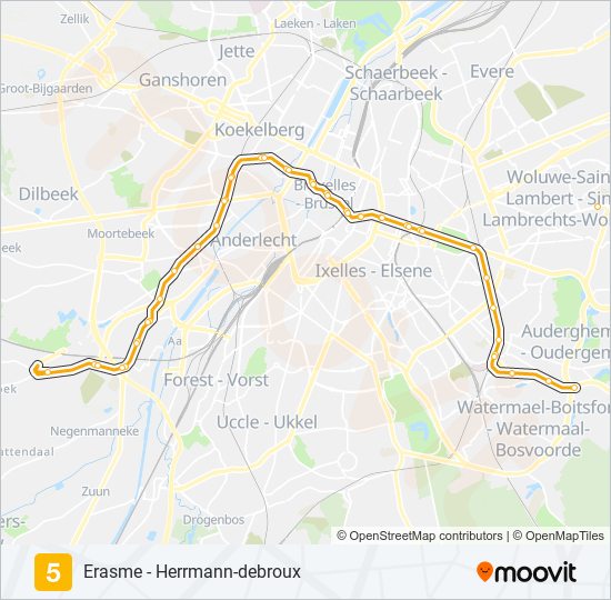 Driving Directions To Subway Near Me 5 Route: Schedules, Stops & Maps - Herrmann-Debroux (Updated)