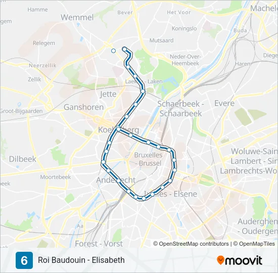 6 Subway Line Map