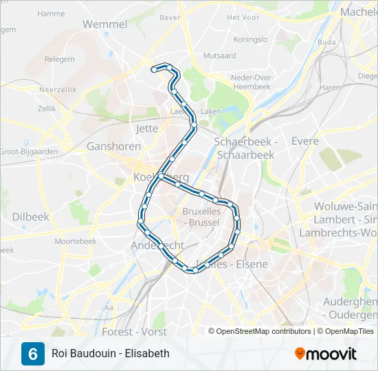 6 Subway Line Map