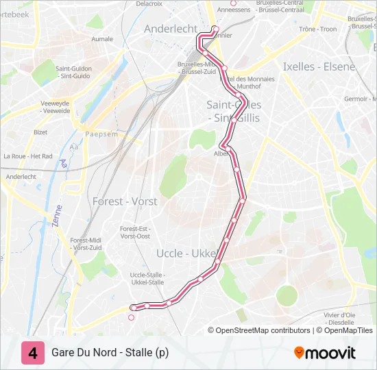 4 Light Rail Line Map