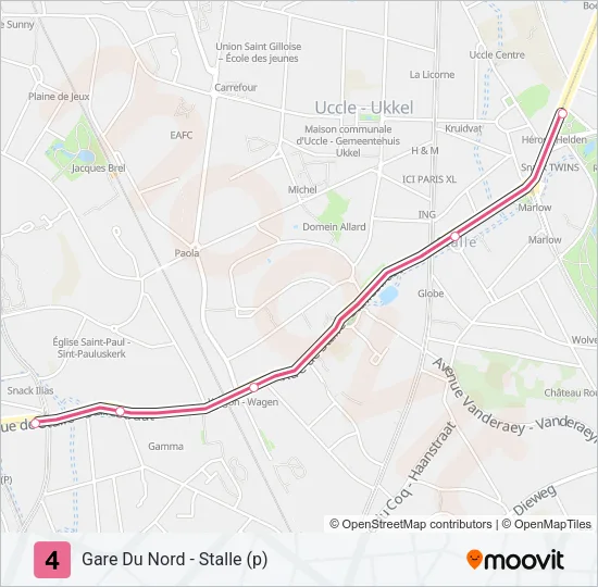 4 Light Rail Line Map