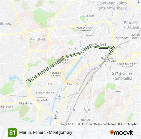 81 Light Rail Line Map