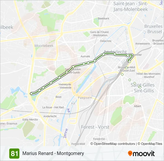 81 Light Rail Line Map