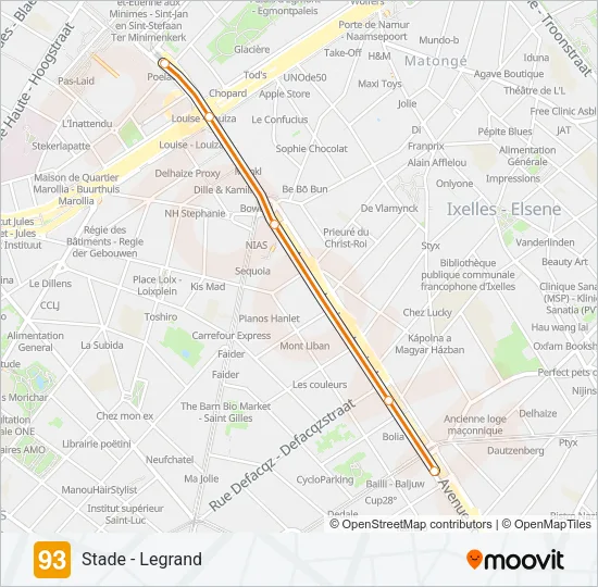93 Light Rail Line Map