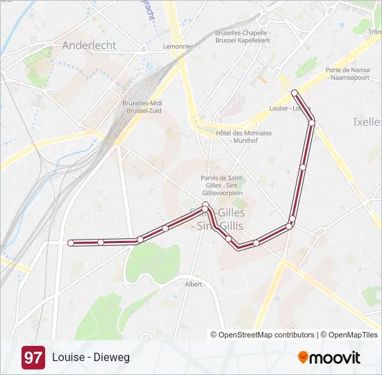 97 Light Rail Line Map