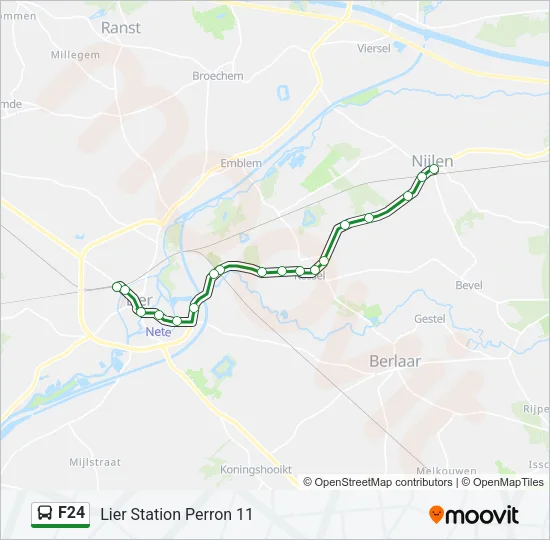 F24 Bus Line Map
