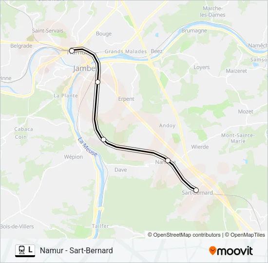 L Train Line Map
