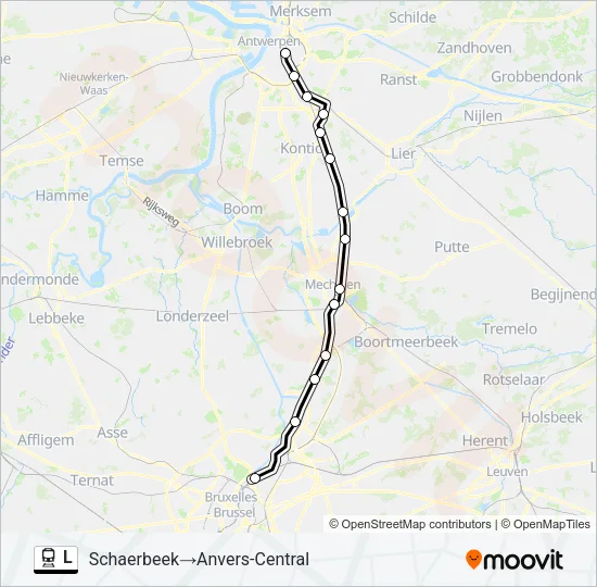 L Train Line Map