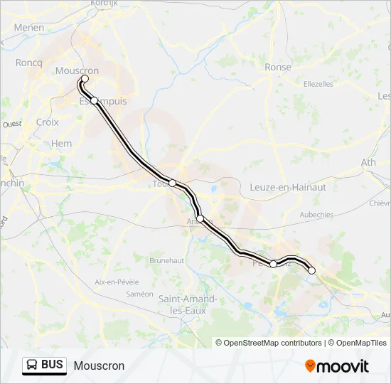 BUS Line Map