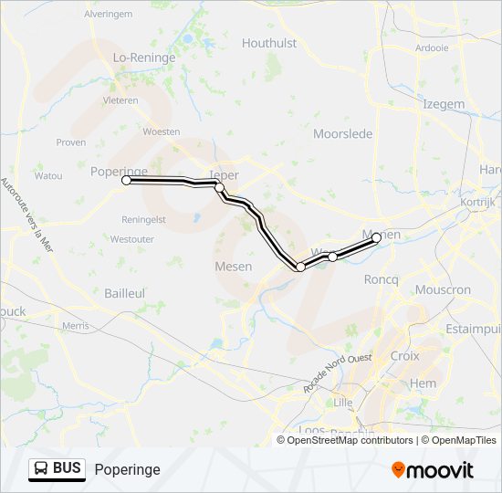 BUS Line Map