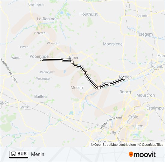 BUS Line Map