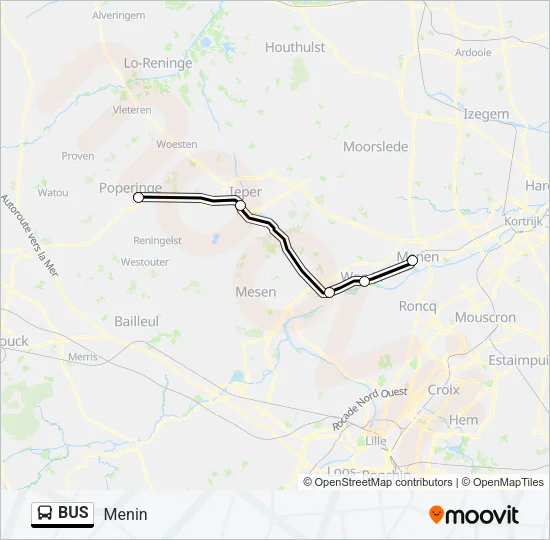 BUS Line Map