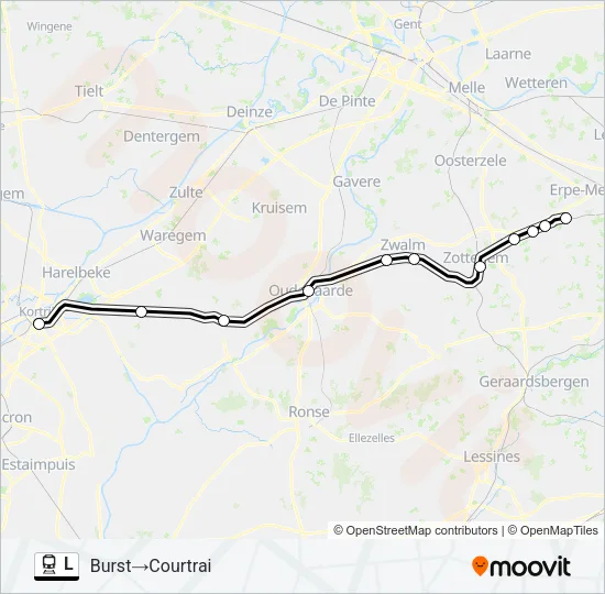 L Train Line Map