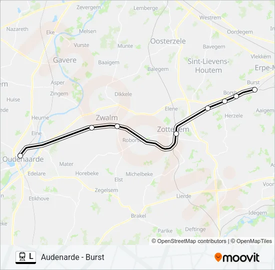 L Train Line Map