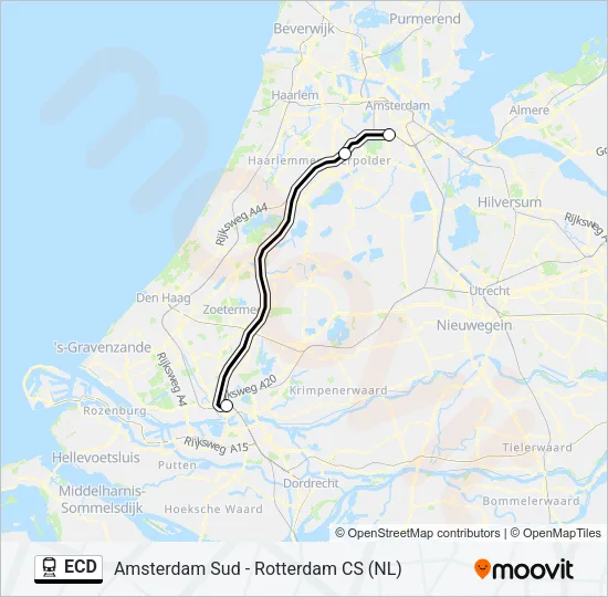 ECD Train Line Map