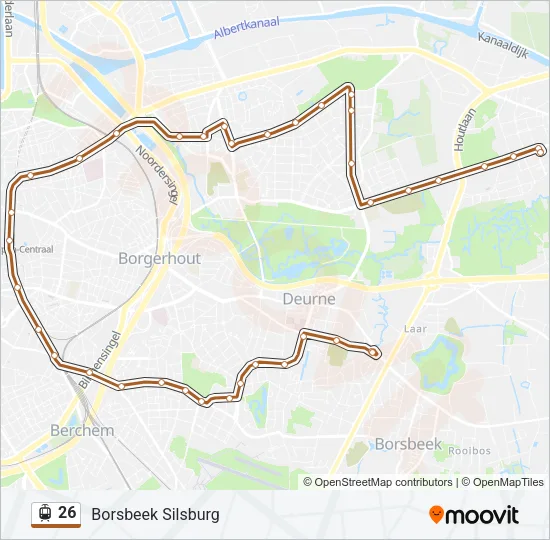 26 Light Rail Line Map